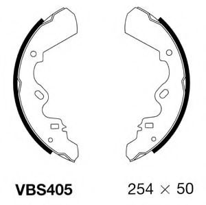 VBS405 MOTAQUIP Brake Shoe Set