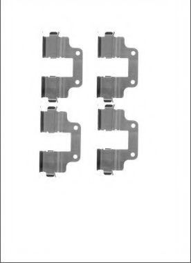 LVMK1124 MOTAQUIP Brake System Accessory Kit, disc brake pads