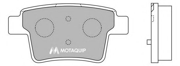 LVXL1261 MOTAQUIP Brake Pad Set, disc brake