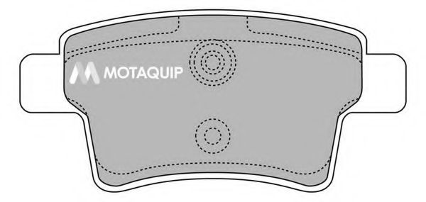 LVXL1374 MOTAQUIP Brake Pad Set, disc brake