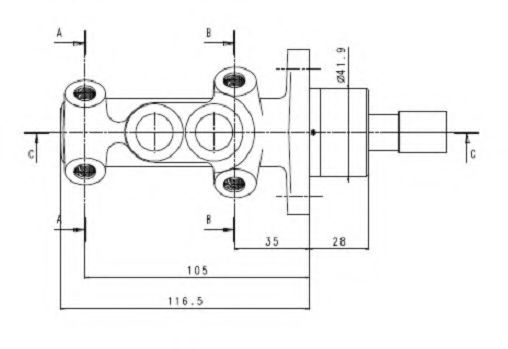 VMC171 MOTAQUIP Brake System Brake Master Cylinder