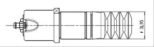 VSC109 MOTAQUIP Slave Cylinder, clutch