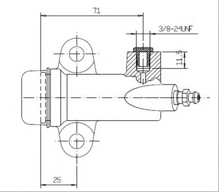VSC116 MOTAQUIP Nehmerzylinder, Kupplung