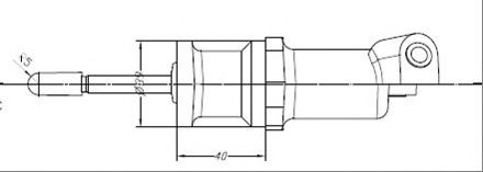 VSC121 MOTAQUIP Slave Cylinder, clutch