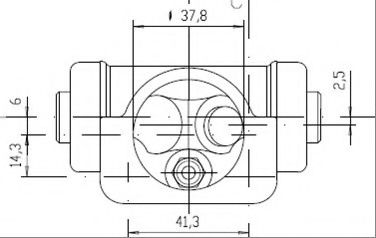 VWC237 MOTAQUIP Wheel Brake Cylinder