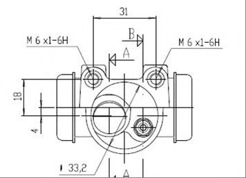 VWC431 MOTAQUIP Brake System Wheel Brake Cylinder