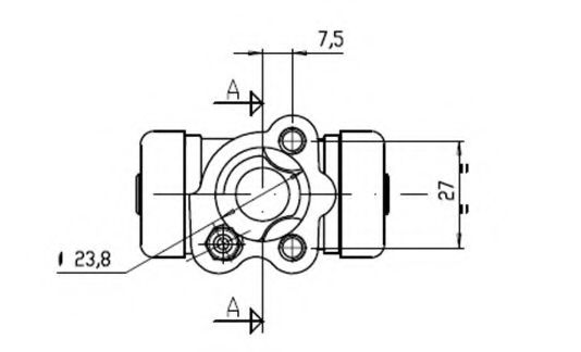 VWC514 MOTAQUIP Brake System Wheel Brake Cylinder