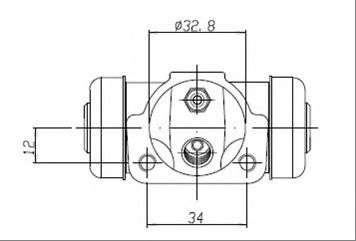 VWC622 MOTAQUIP Brake System Wheel Brake Cylinder
