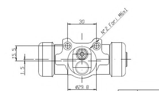 VWC646 MOTAQUIP Brake System Wheel Brake Cylinder