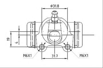 VWC668 MOTAQUIP Wheel Brake Cylinder