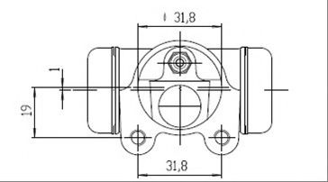VWC669 MOTAQUIP Brake System Wheel Brake Cylinder
