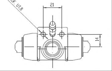 VWC675 MOTAQUIP Brake System Wheel Brake Cylinder