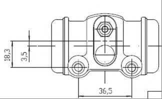 VWC685 MOTAQUIP Brake System Wheel Brake Cylinder