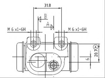 VWC707 MOTAQUIP Brake System Wheel Brake Cylinder