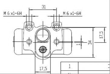 VWC720 MOTAQUIP Brake System Wheel Brake Cylinder