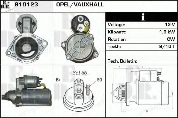 910123 EDR Подвеска / амортизация Пылезащитный комплект, амортизатор