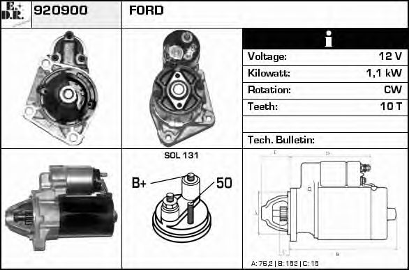 920900 EDR Final Drive Joint Kit, drive shaft