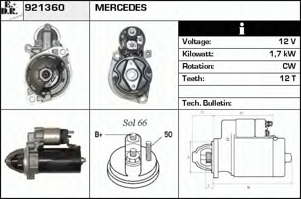 921360 EDR Wheel Bearing Kit