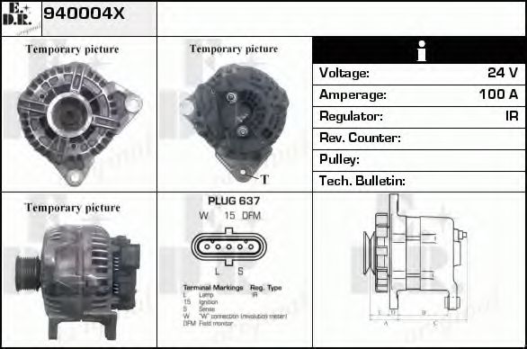 940004X EDR Generator Generator