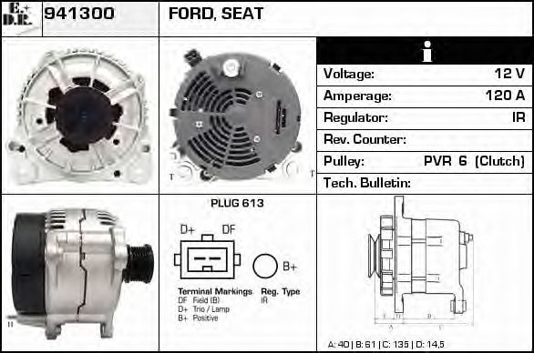 941300 EDR Compressor, air conditioning