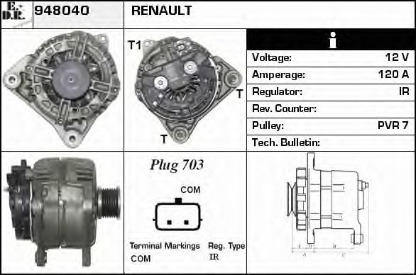 948040 EDR Hydraulic Pump, steering system