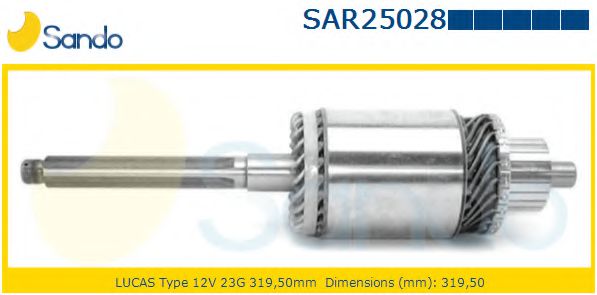 SAR25028.9 SANDO Armature, starter