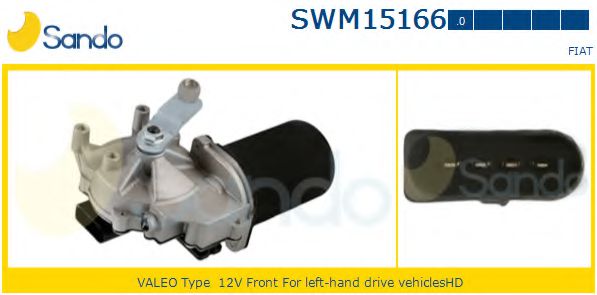 SWM15166.0 SANDO Wischermotor