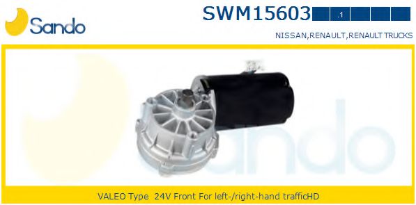 SWM15603.1 SANDO Двигатель стеклоочистителя