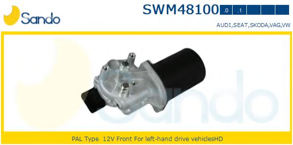 SWM48100.1 SANDO Двигатель стеклоочистителя