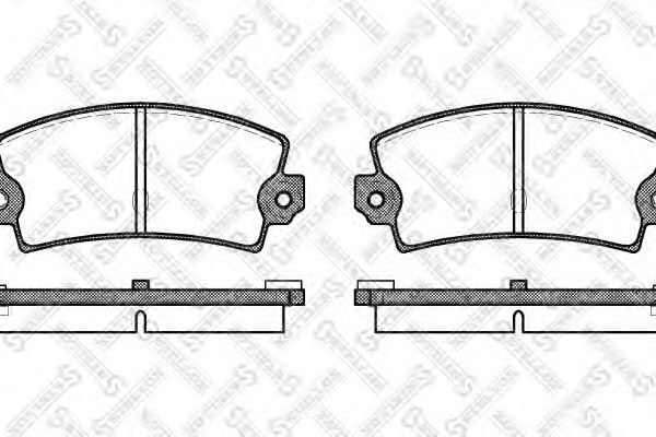 032 036-SX STELLOX Brake Pad Set, disc brake