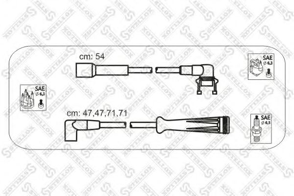 10-38016-SX STELLOX Ignition Cable Kit