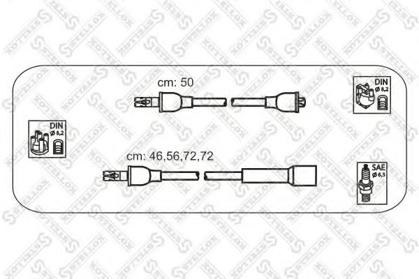 1038105SX STELLOX Ignition Cable Kit
