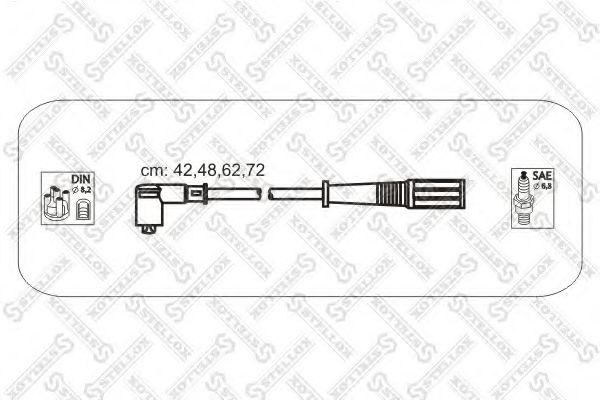 10-38123-SX STELLOX Ignition Cable Kit