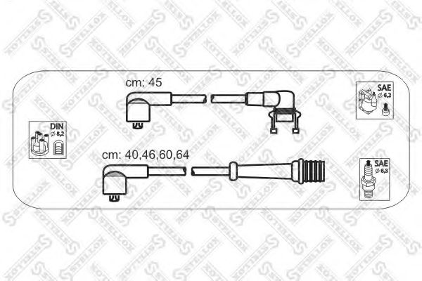 10-38163-SX STELLOX Ignition Cable Kit