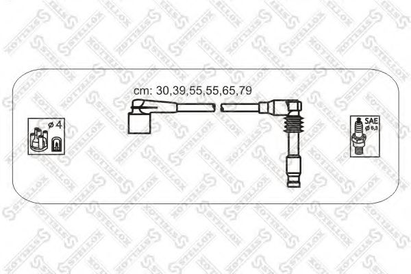10-38165-SX STELLOX Комплект проводов зажигания