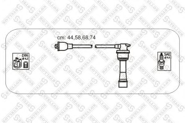 10-38399-SX STELLOX Ignition System Ignition Cable Kit