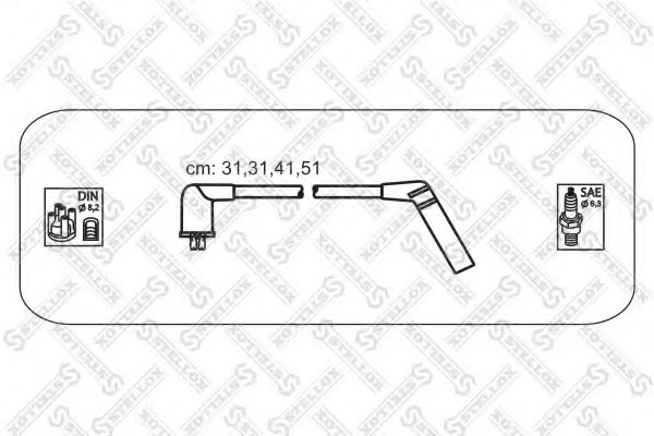 10-38403-SX STELLOX Ignition Cable Kit