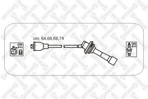 10-38576-SX STELLOX Ignition Cable Kit