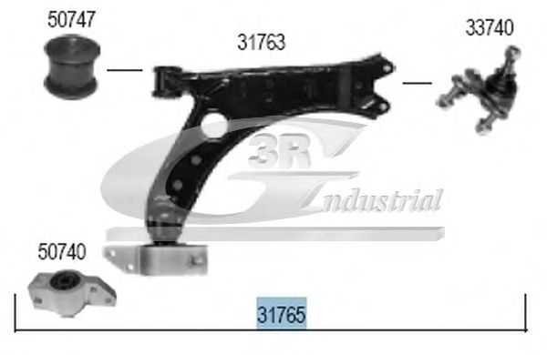 31765 3RG Wheel Suspension Rod/Strut, stabiliser