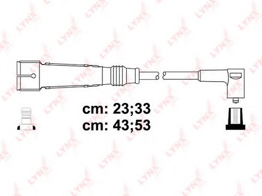 SPC4401 LYNXAUTO Система зажигания Комплект проводов зажигания