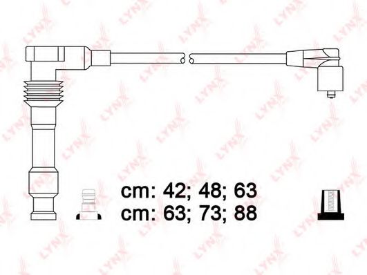 SPC5917 LYNXAUTO Комплект проводов зажигания