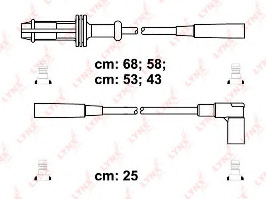 SPC6112 LYNXAUTO Ignition Cable Kit