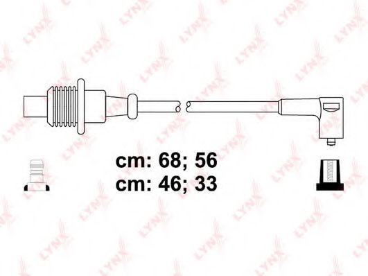 SPC6125 LYNXAUTO Ignition Cable Kit