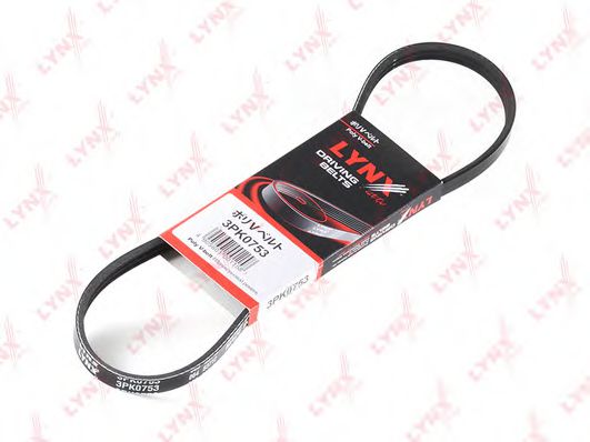 3PK0753 LYNXAUTO Belt Drive V-Ribbed Belts