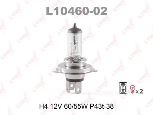 L10460-02 LYNXAUTO Bulb, headlight