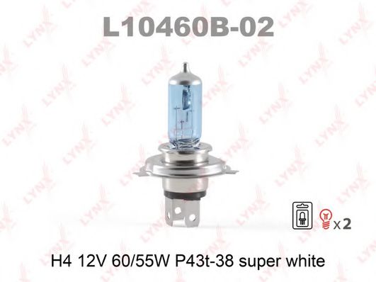 L10460B-02 LYNXAUTO Lights Bulb, headlight