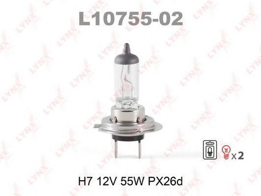 L10755-02 LYNXAUTO Bulb, headlight