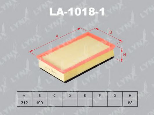 LA-1018-1 LYNXAUTO Air Filter