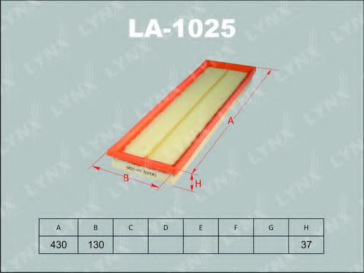 LA-1025 LYNXAUTO Air Supply Air Filter