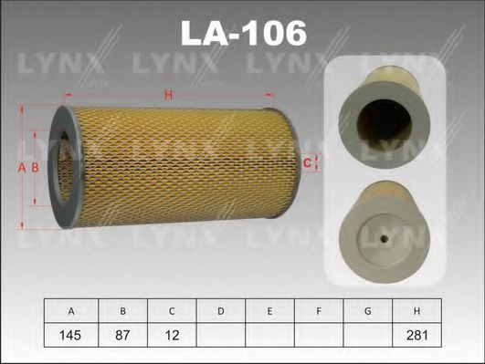 LA-106 LYNXAUTO Abgasanlage